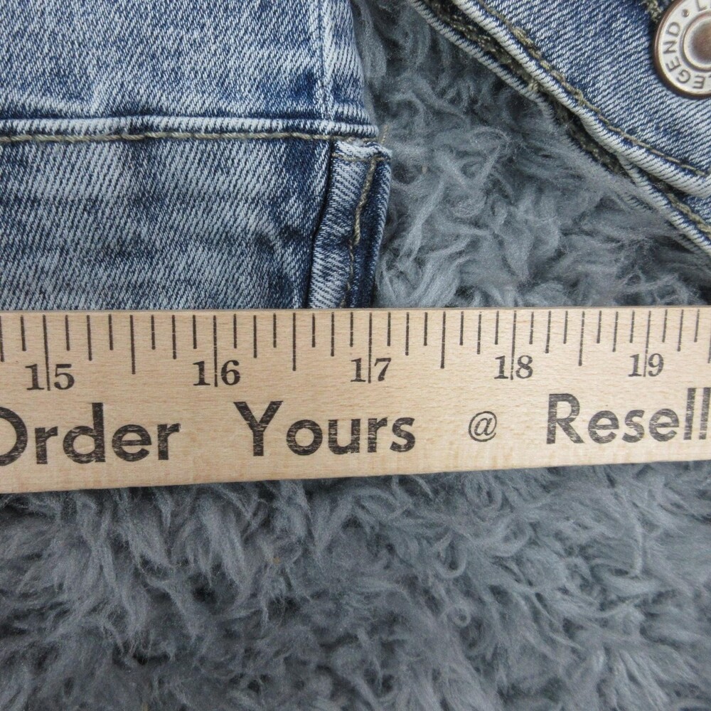 Legend Premium Denim Jacket Womens Small Light Wash Distressed NWT - Picture 7 of 16